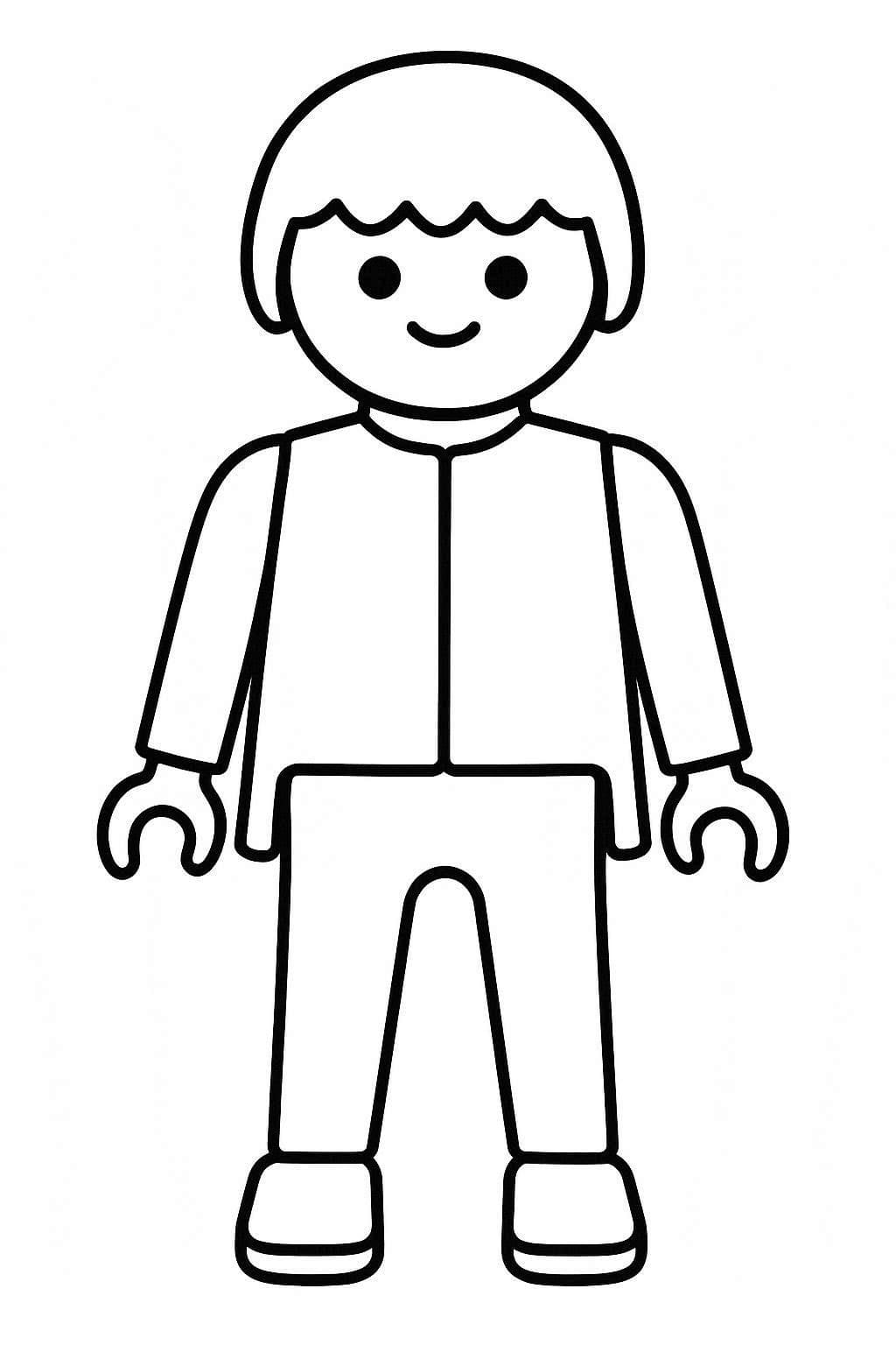 Planse de colorat cu Playmobil