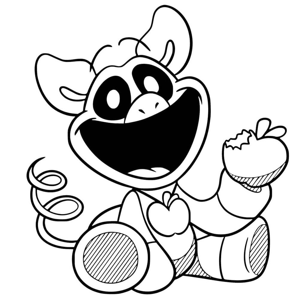 Fise de colorat cu Desenează Smiling Critters gratuit pentru copii