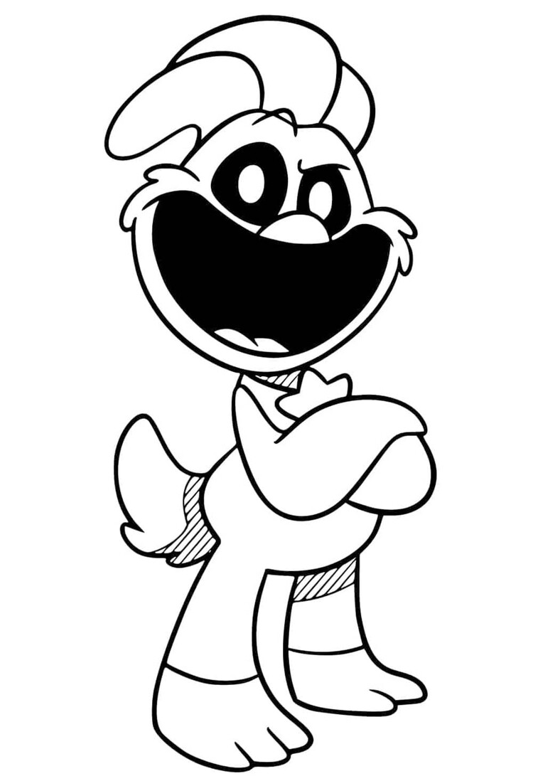 Fise de colorat cu Desenează Smiling Critters imprimabil uşor