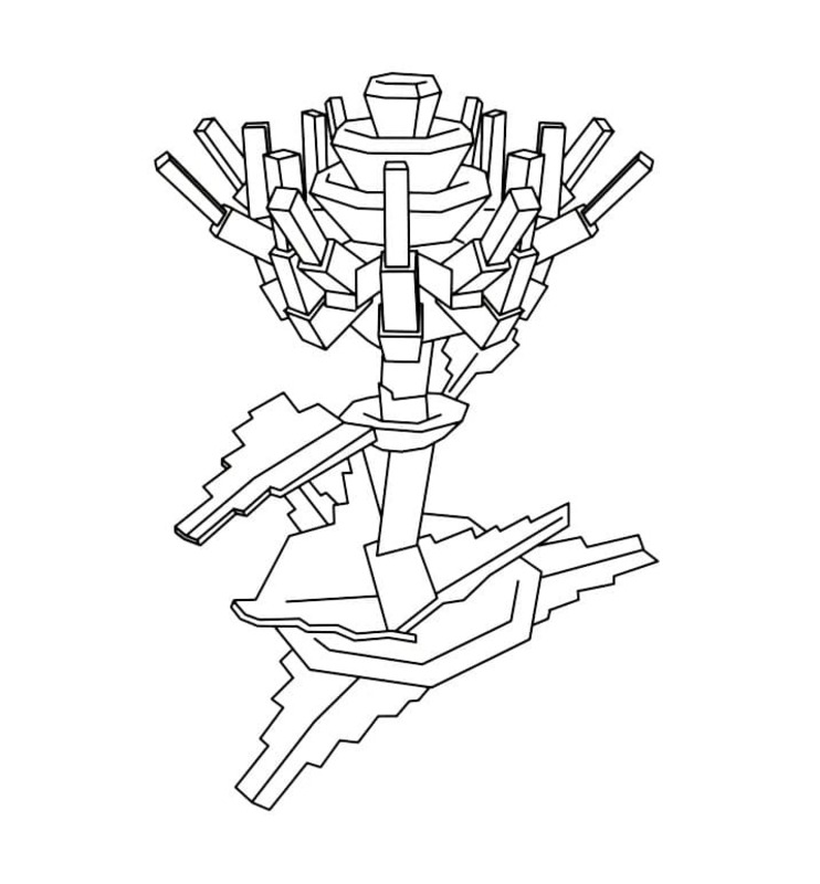 Fise de colorat cu Grow a Garden bazic la copii