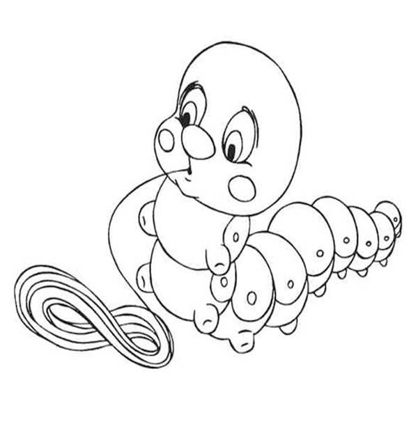 Fise de colorat cu Omida imprimabil gratuit bazic