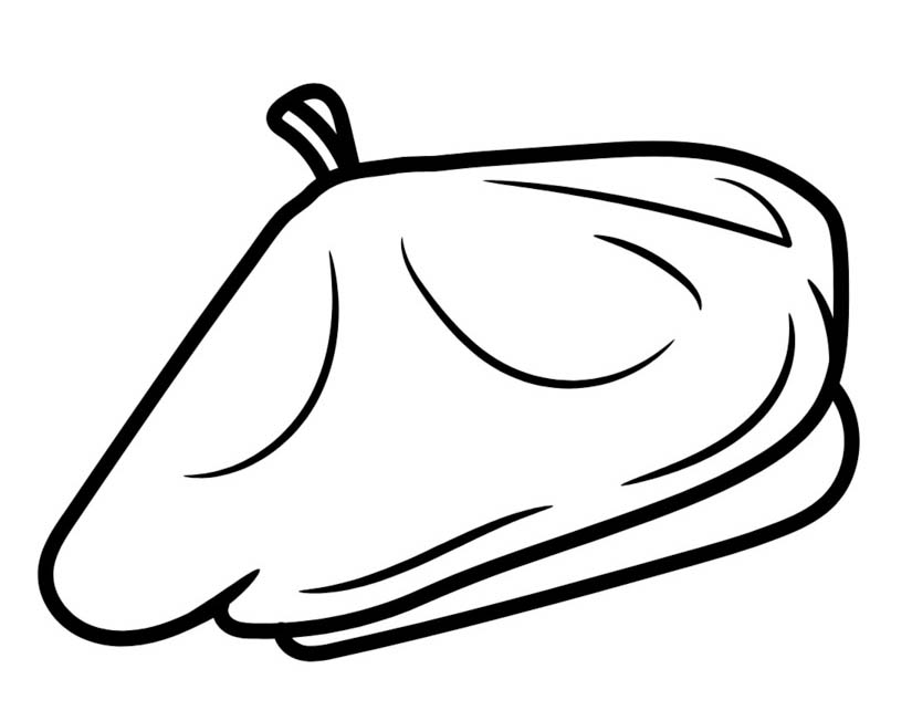 Fise de colorat cu Pălărie imprimabil gratuit bazic