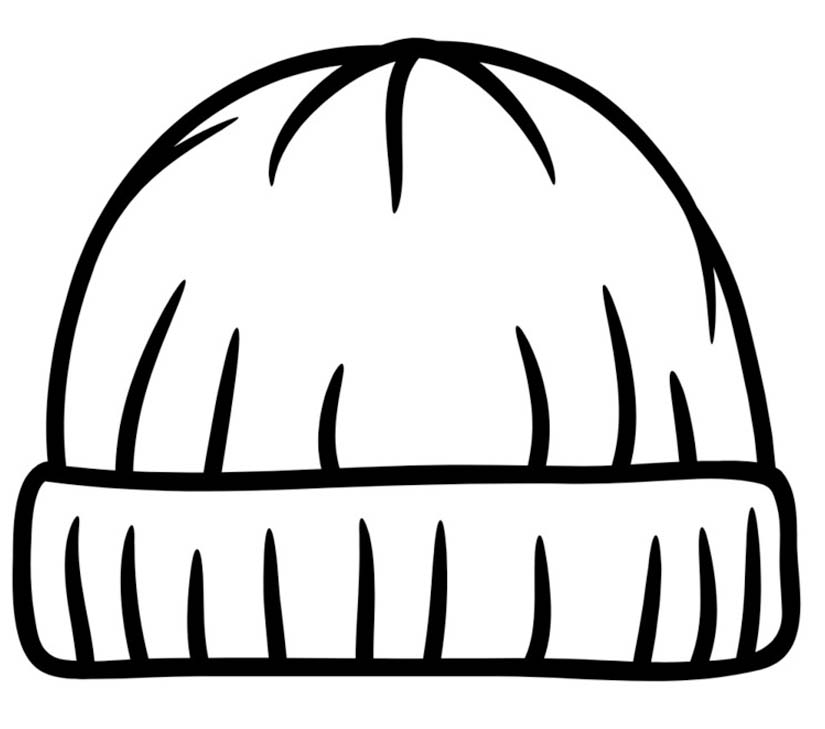 Fise de colorat cu Pălărie imprimabil gratuit uşor