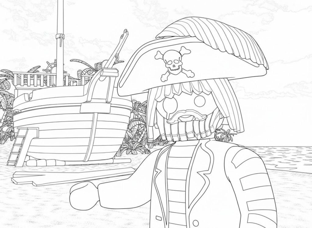 Fise de colorat cu Playmobil imprimabil bazic