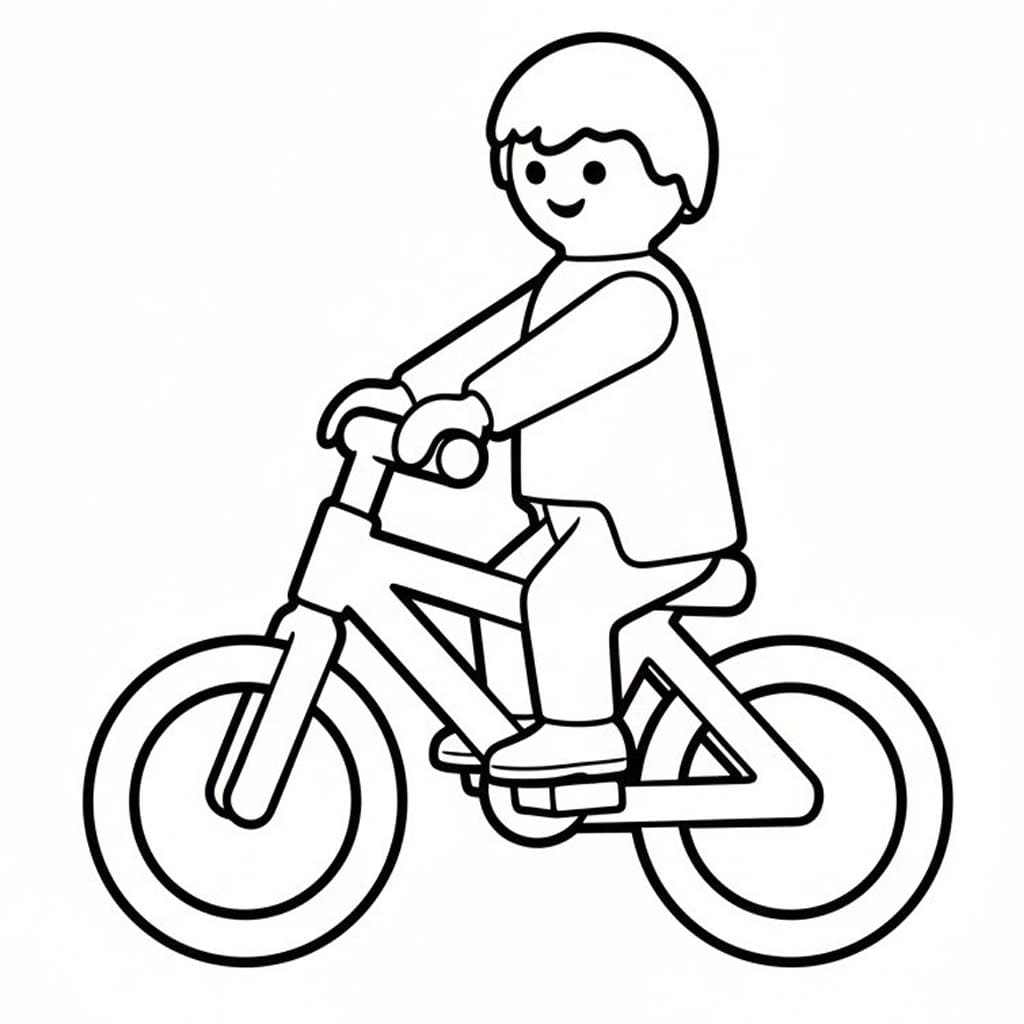 Fise de colorat cu Playmobil pentru copii