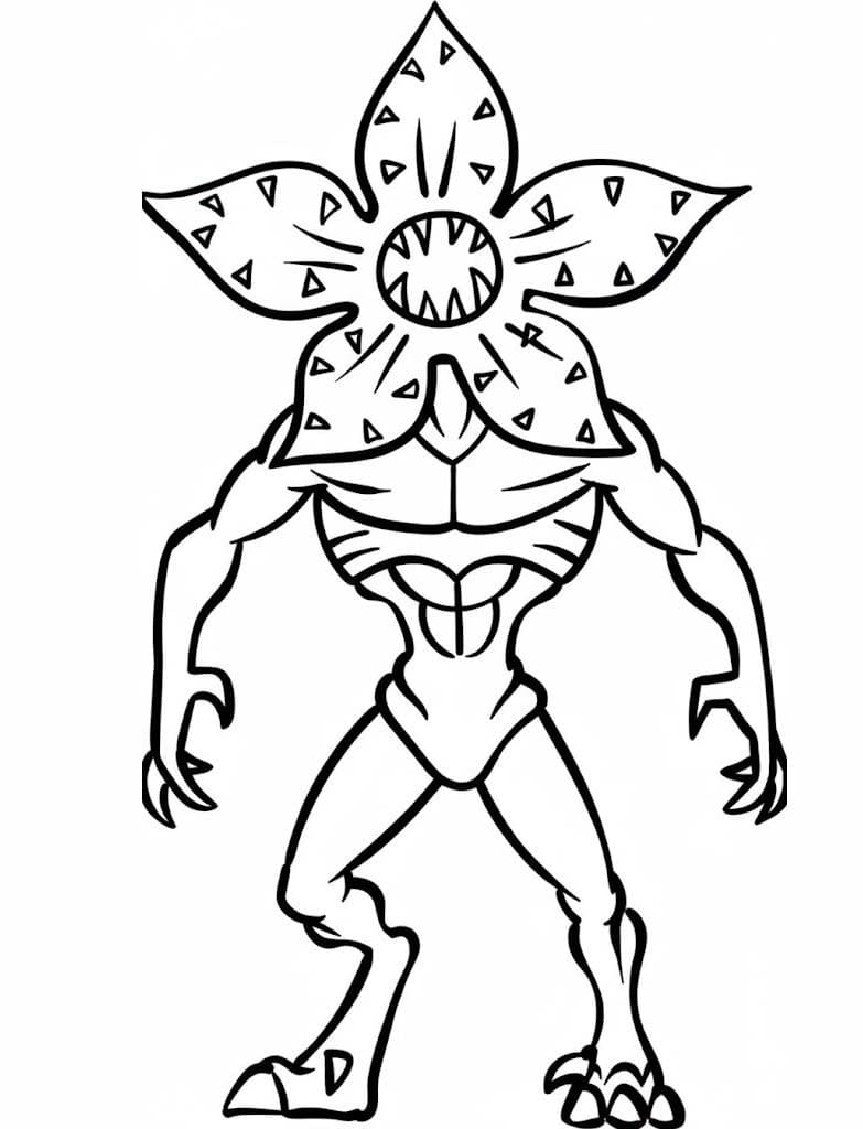 Fise de colorat cu Stranger Things gratuit pentru copii