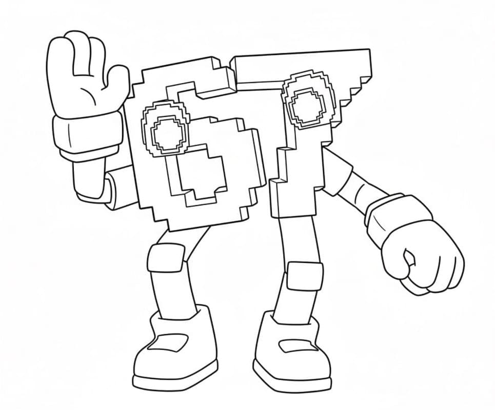 Fise de colorat cu 67 Brainrot bazic la copii