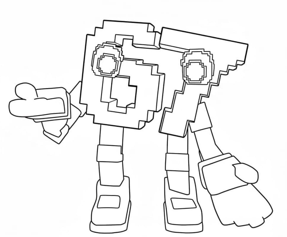 Fise de colorat cu 67 Brainrot gratuit bazic