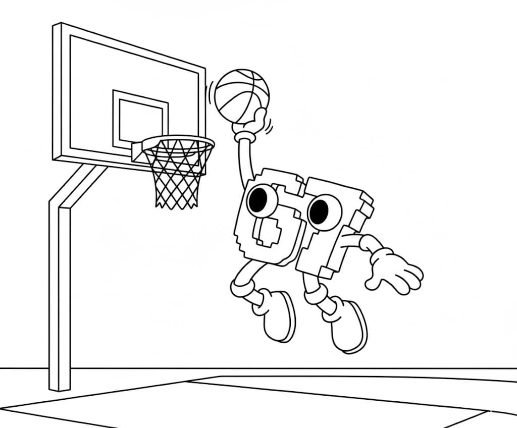 Fise de colorat cu 67 Brainrot gratuit pentru copii