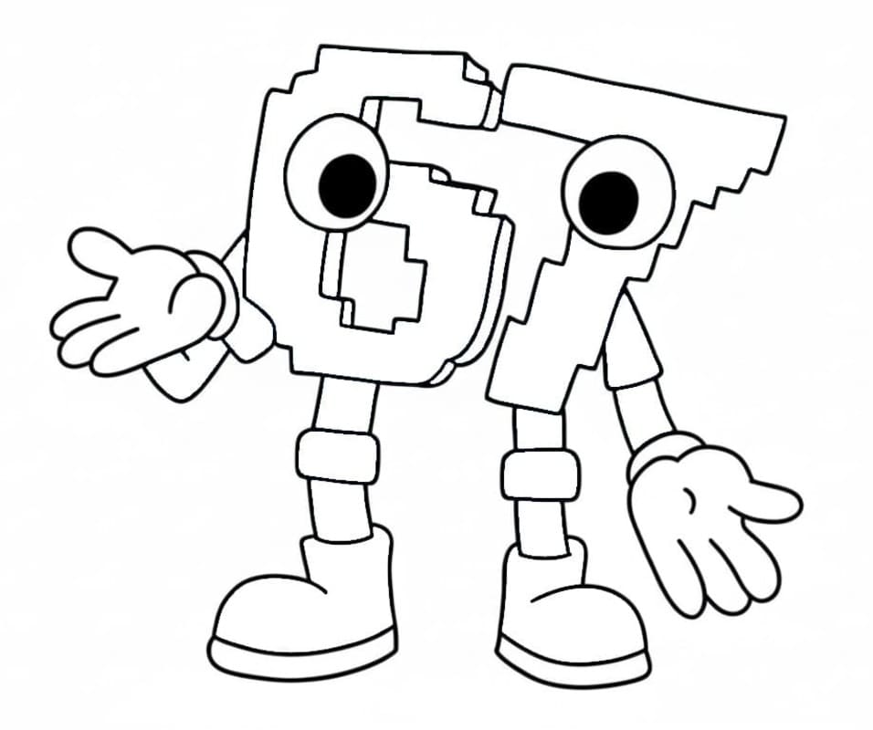 Fise de colorat cu 67 Brainrot pentru copii