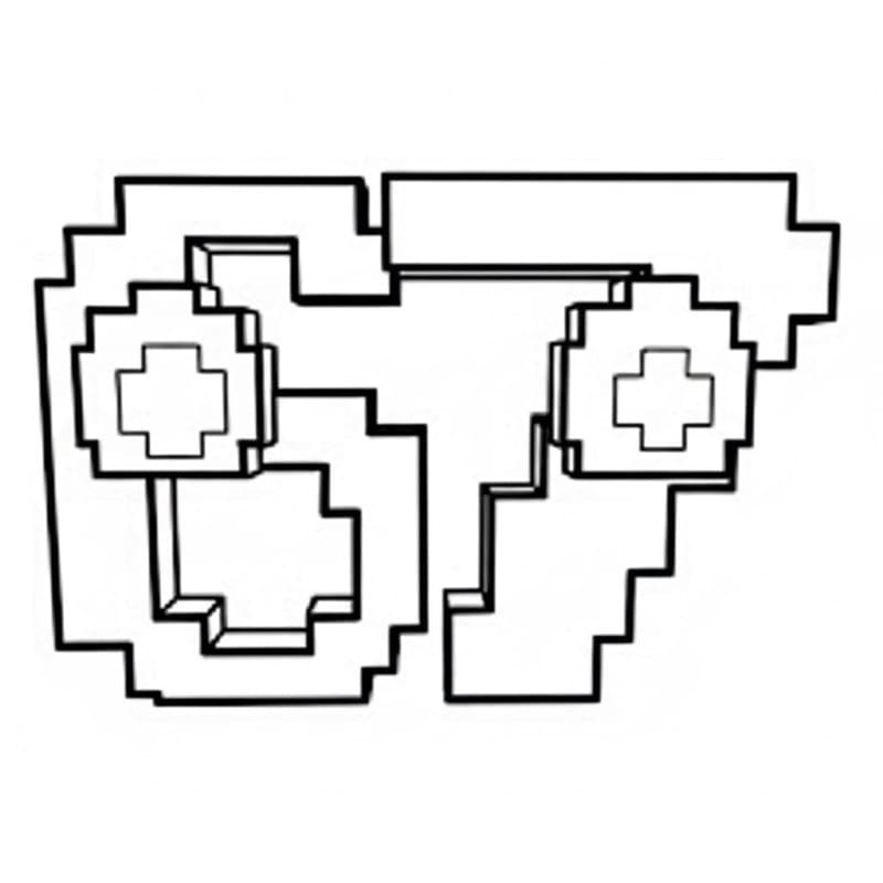 Fise de colorat cu Desenează 67 Brainrot la copii