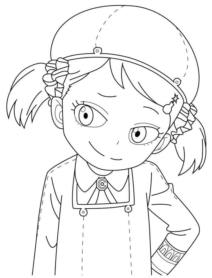 Fise de colorat cu Desenează Becky Blackbell Spy x Family