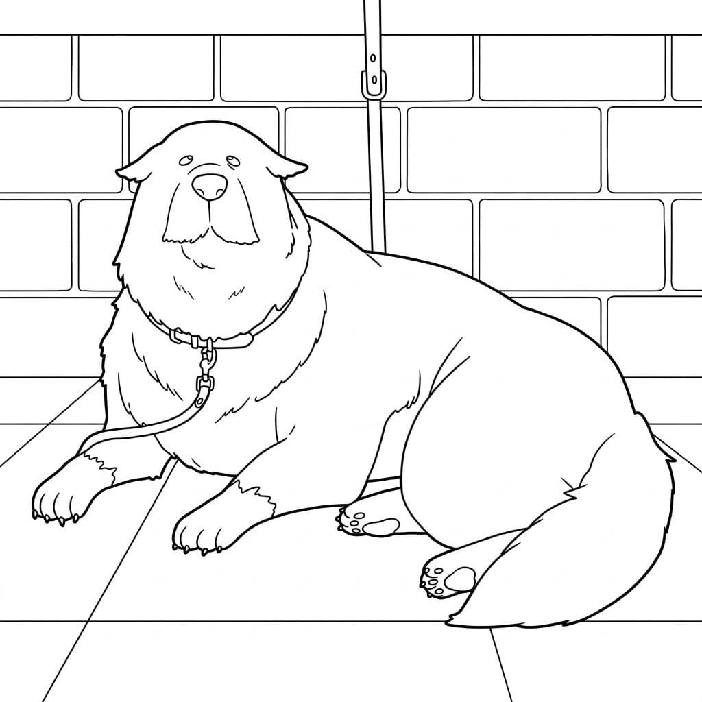 Fise de colorat cu Desenează Bond Forger din Spy x Family