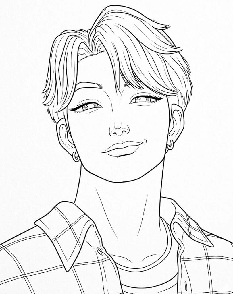 Planse de colorat cu Jinu