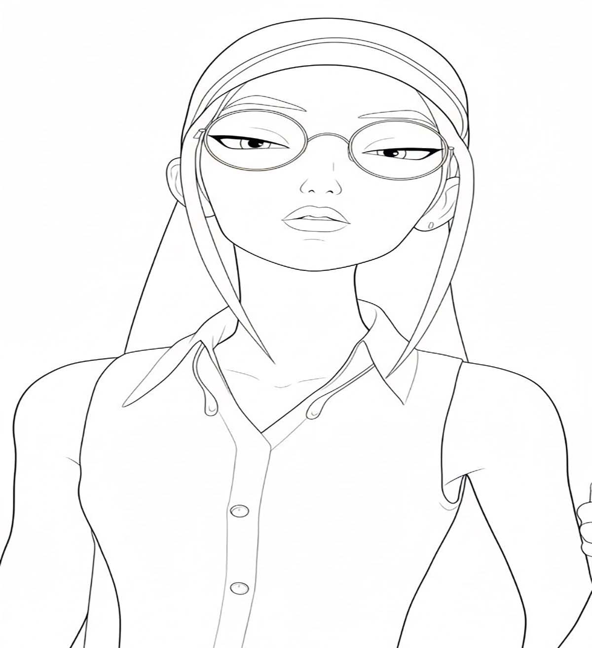 Fise de colorat cu Desenează Mira bazic