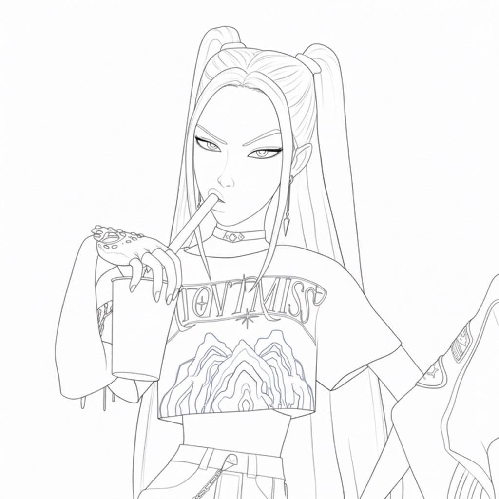 Fise de colorat cu Desenează Mira imprimabil gratuit