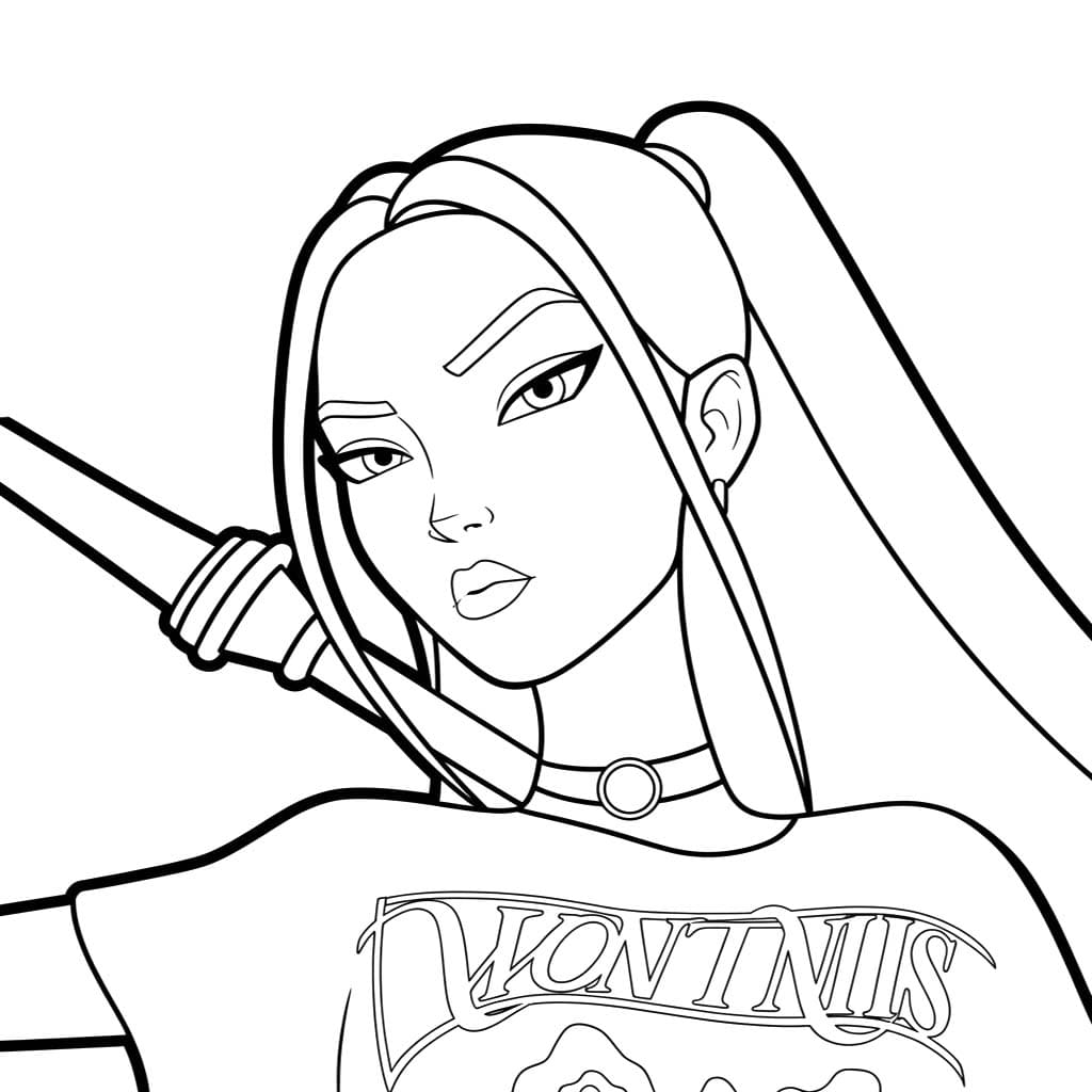 Fise de colorat cu Desenează Mira imprimabil pentru copii