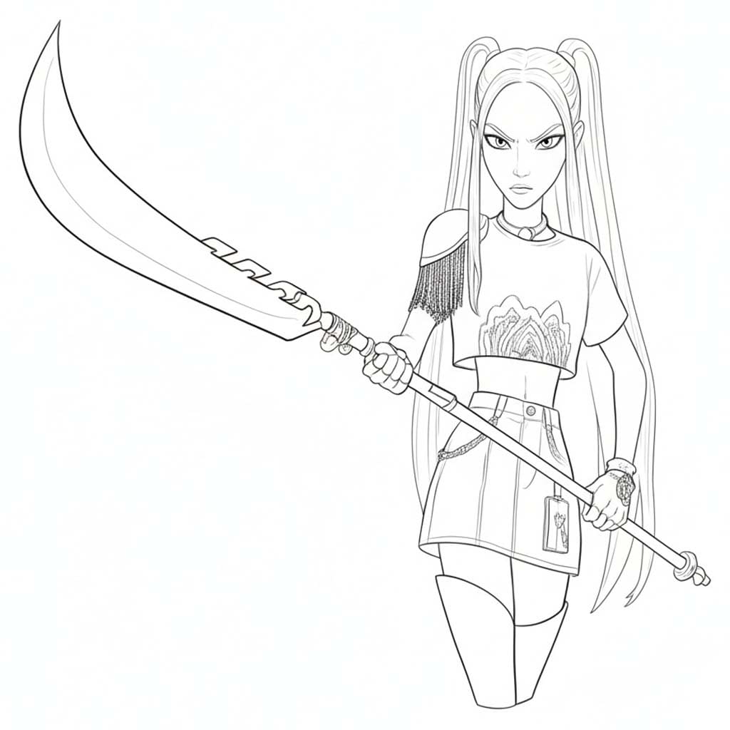 Fise de colorat cu Desenează Mira simplu la copii