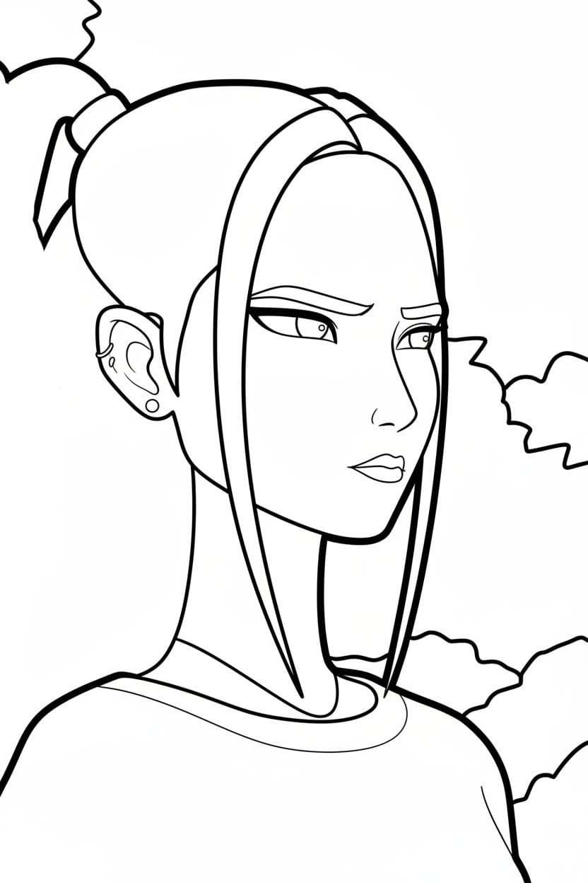 Fise de colorat cu Desenează Mira uşor la copii