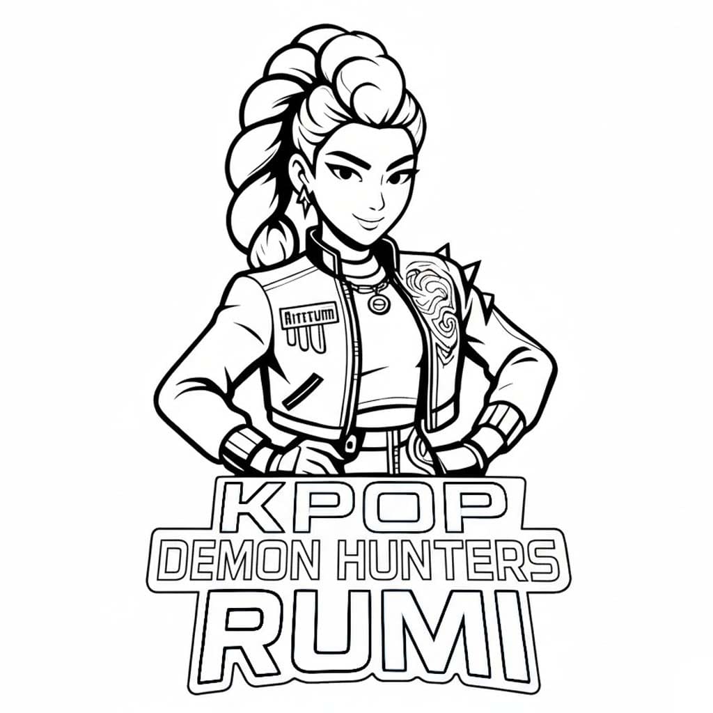 Fise de colorat cu Desenează Rumi bazic la copii