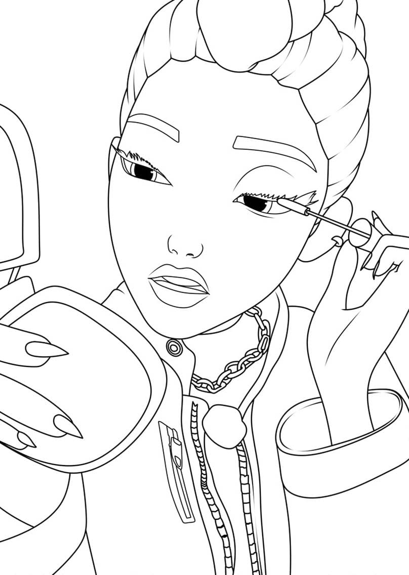 Fise de colorat cu Desenează Rumi gratuit bazic