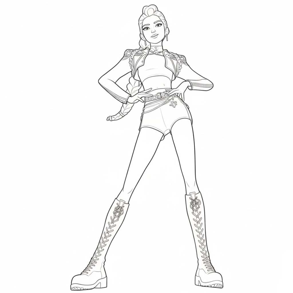 Fise de colorat cu Desenează Rumi gratuit uşor