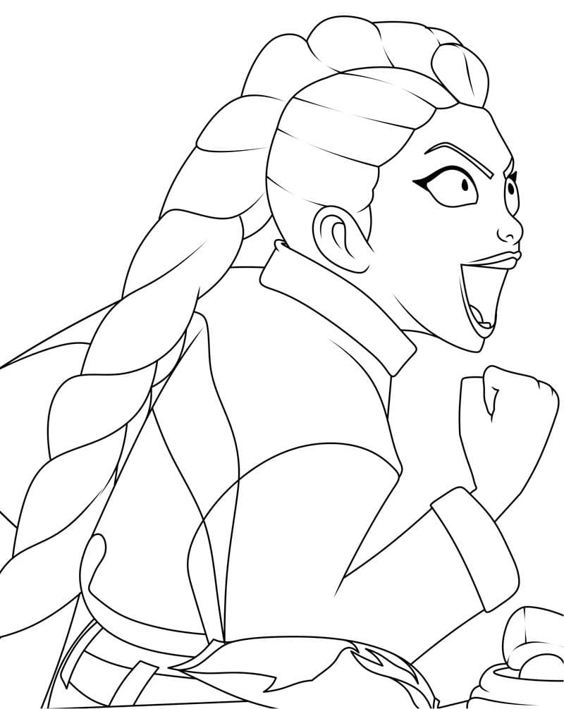 Fise de colorat cu Desenează Rumi imprimabil gratuit bazic