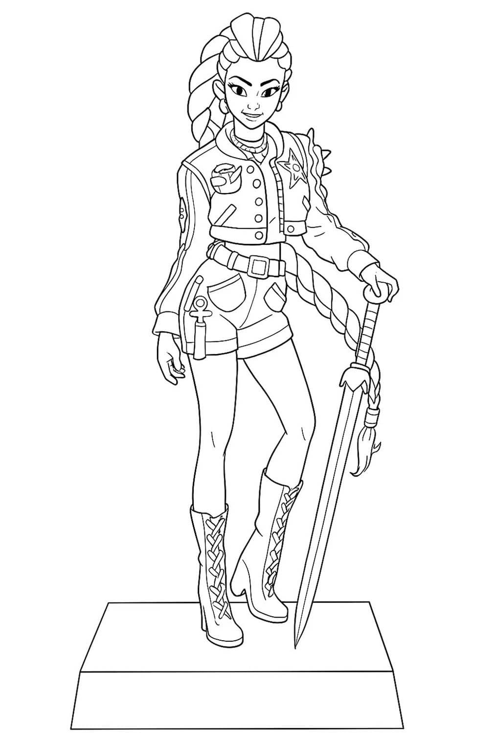 Fise de colorat cu Desenează Rumi imprimabil