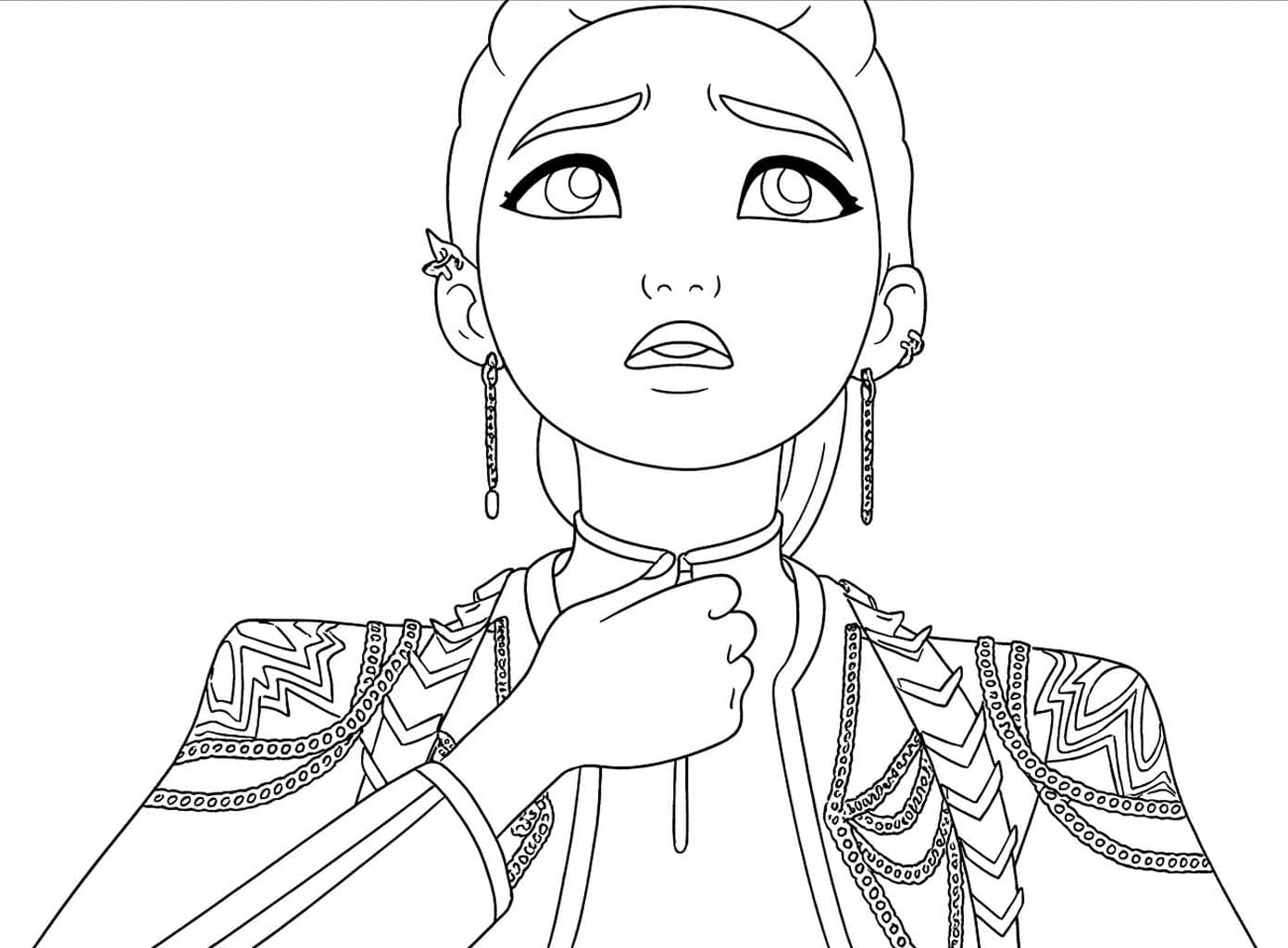 Fise de colorat cu Desenează Rumi la copii