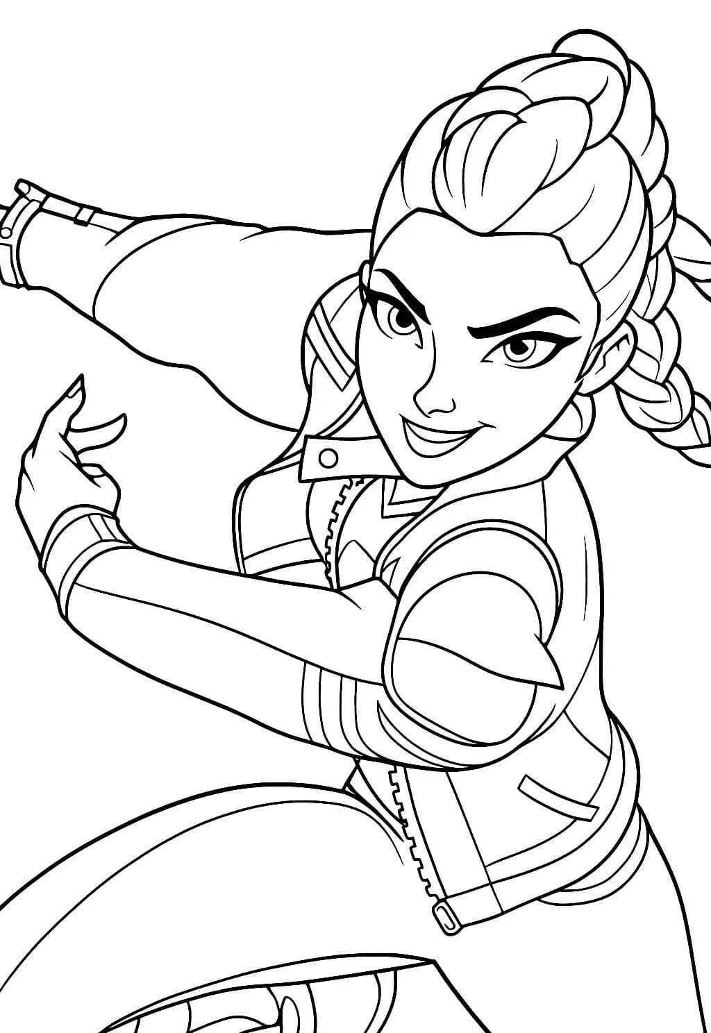 Fise de colorat cu Desenează Rumi uşor