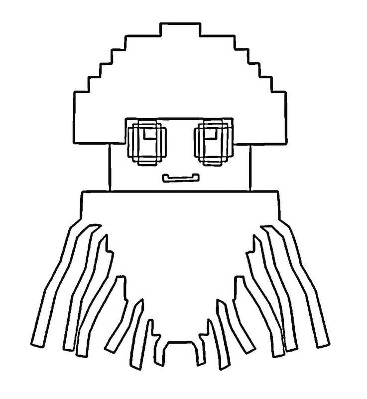 Fise de colorat cu Desenează Steal A Brainrot gratuit uşor