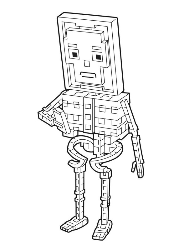 Fise de colorat cu Desenează Steal A Brainrot imprimabil gratuit uşor