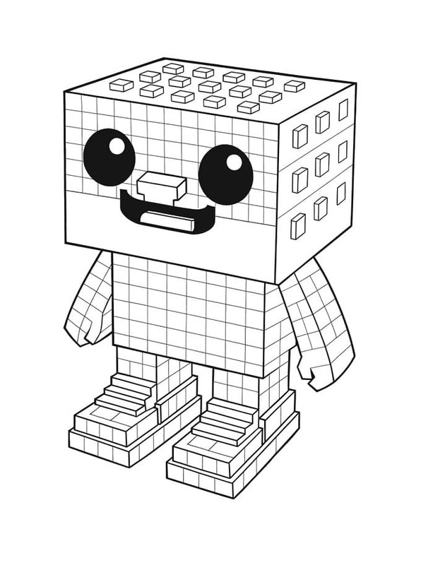 Fise de colorat cu Desenează Steal A Brainrot uşor la copii