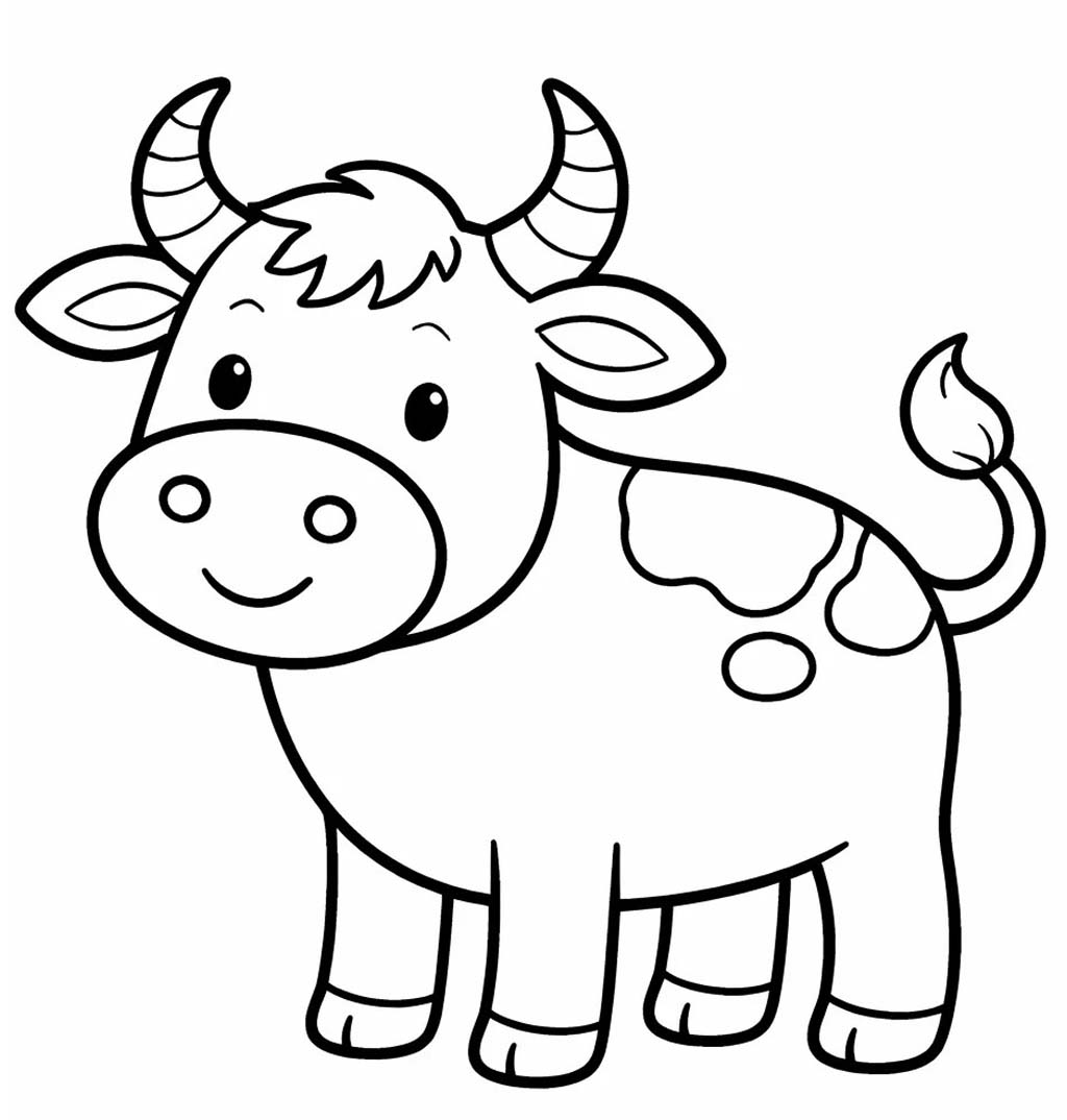 Fise de colorat cu Desenează Tauri