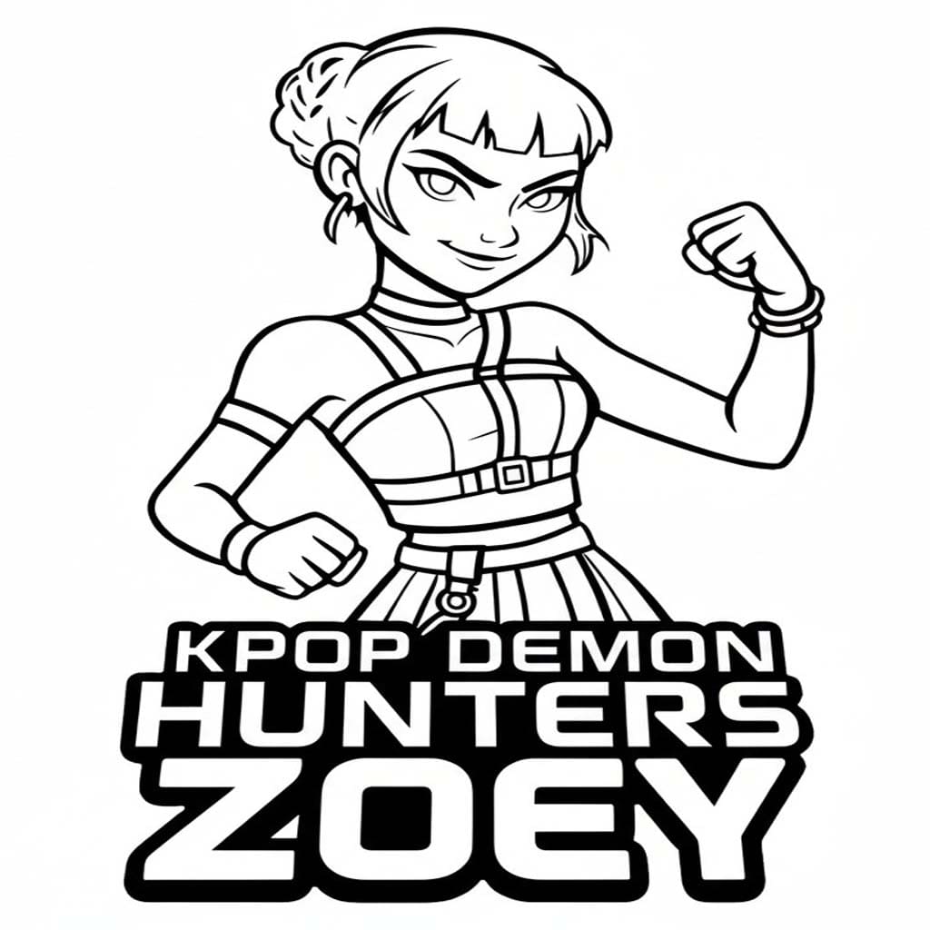 Planse de colorat cu Zoey