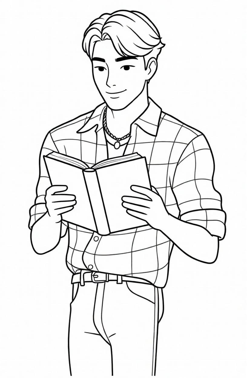 Fise de colorat cu Jinu imprimabil gratuit uşor