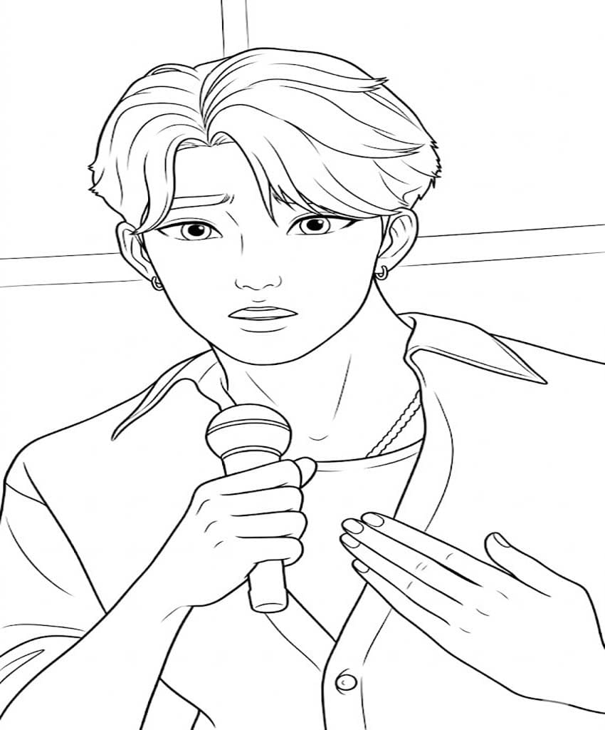 Fise de colorat cu Jinu imprimabil pentru copii