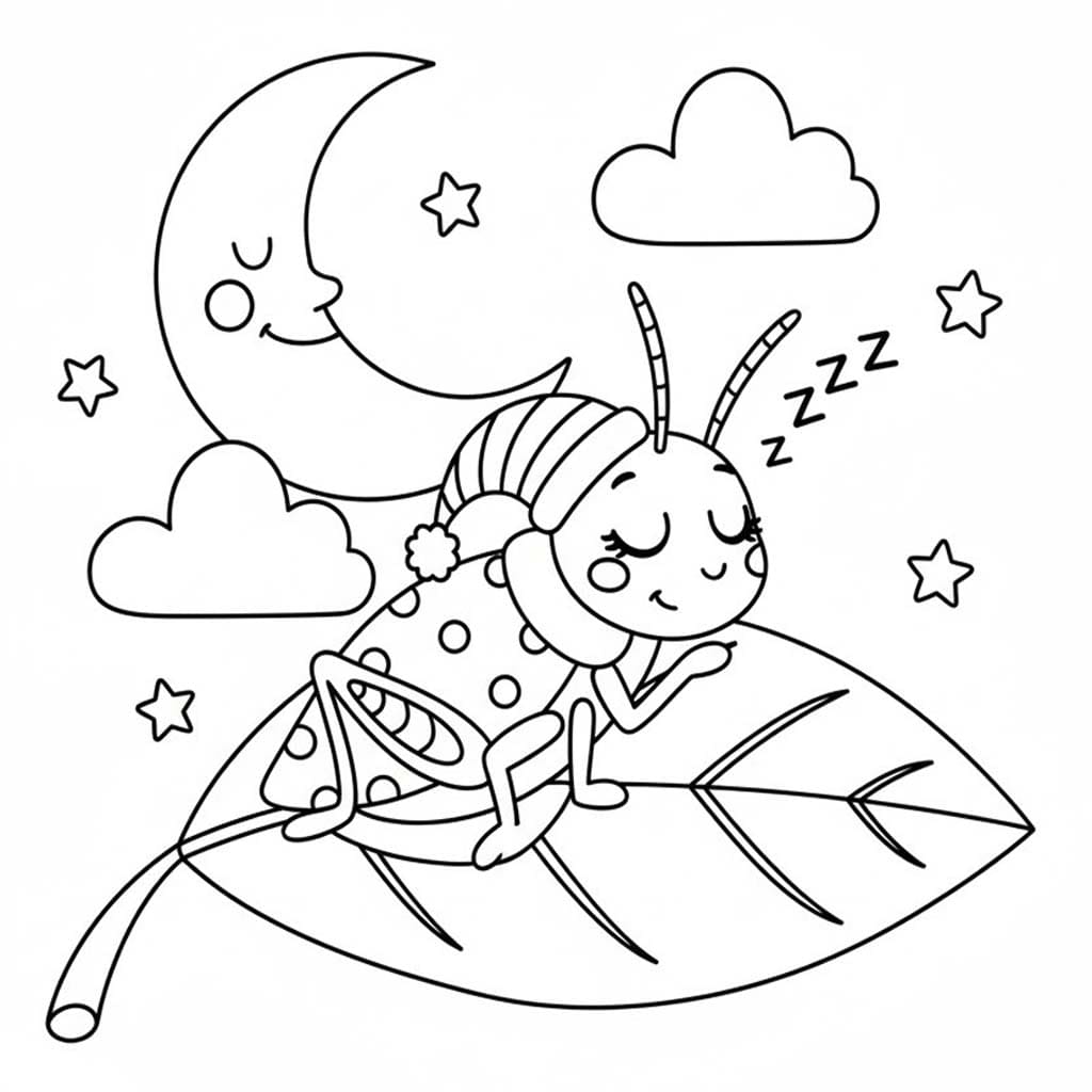 Fise de colorat cu Lăcustă imprimabil gratuit pentru copii