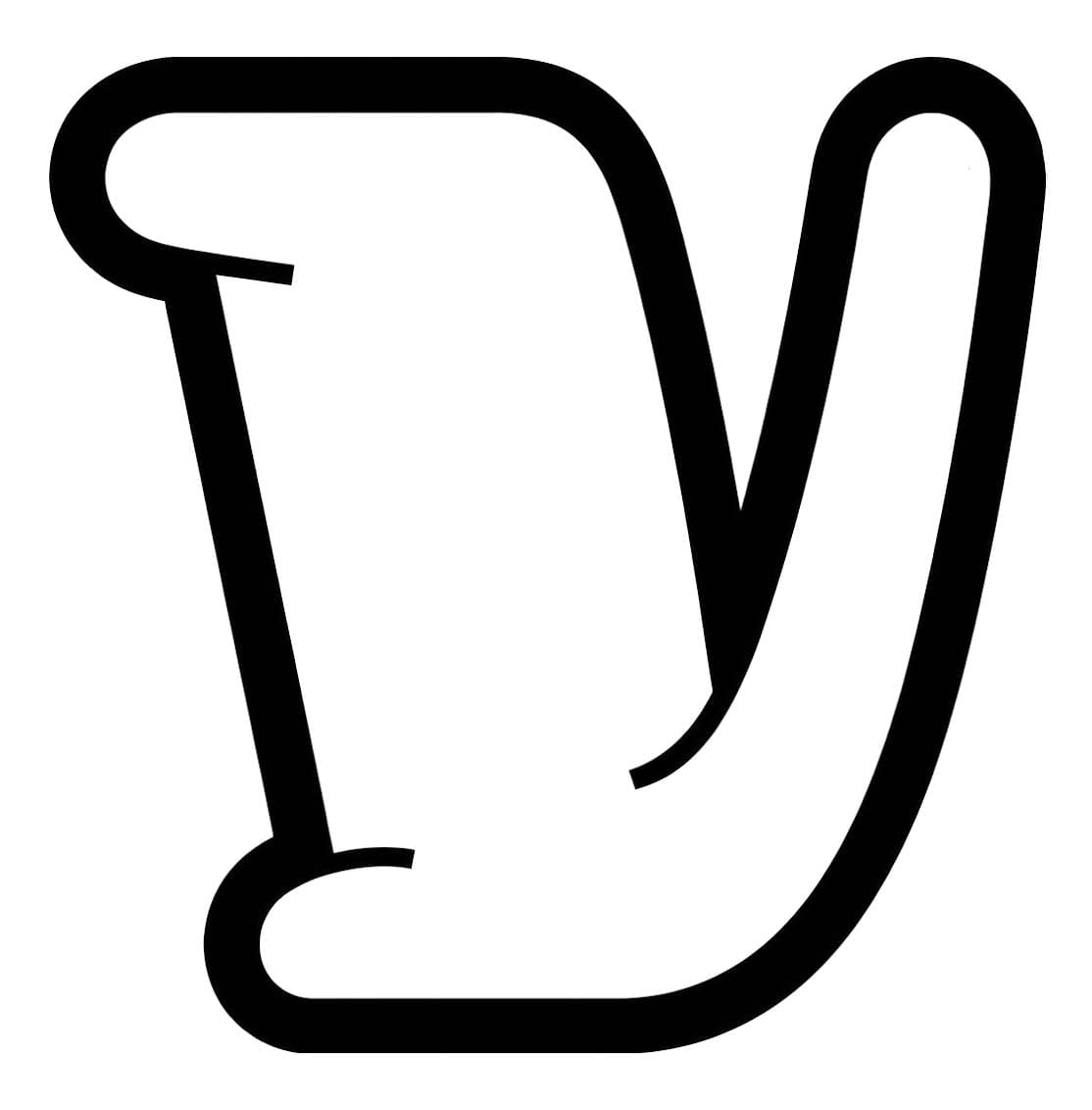 Fise de colorat cu Litera V imprimabil