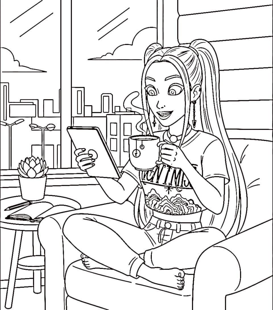 Fise de colorat cu Mira gratuit pentru copii