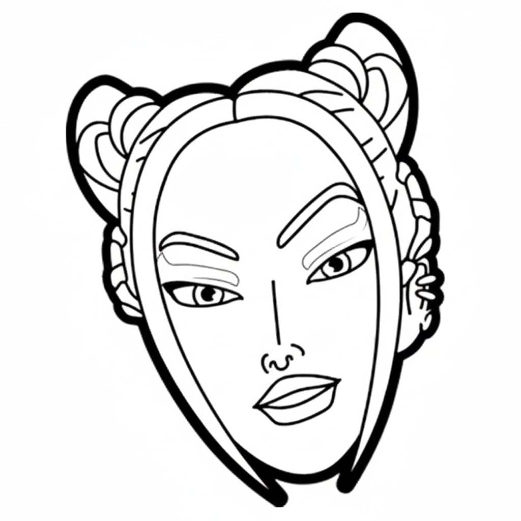 Fise de colorat cu Mira gratuit simplu