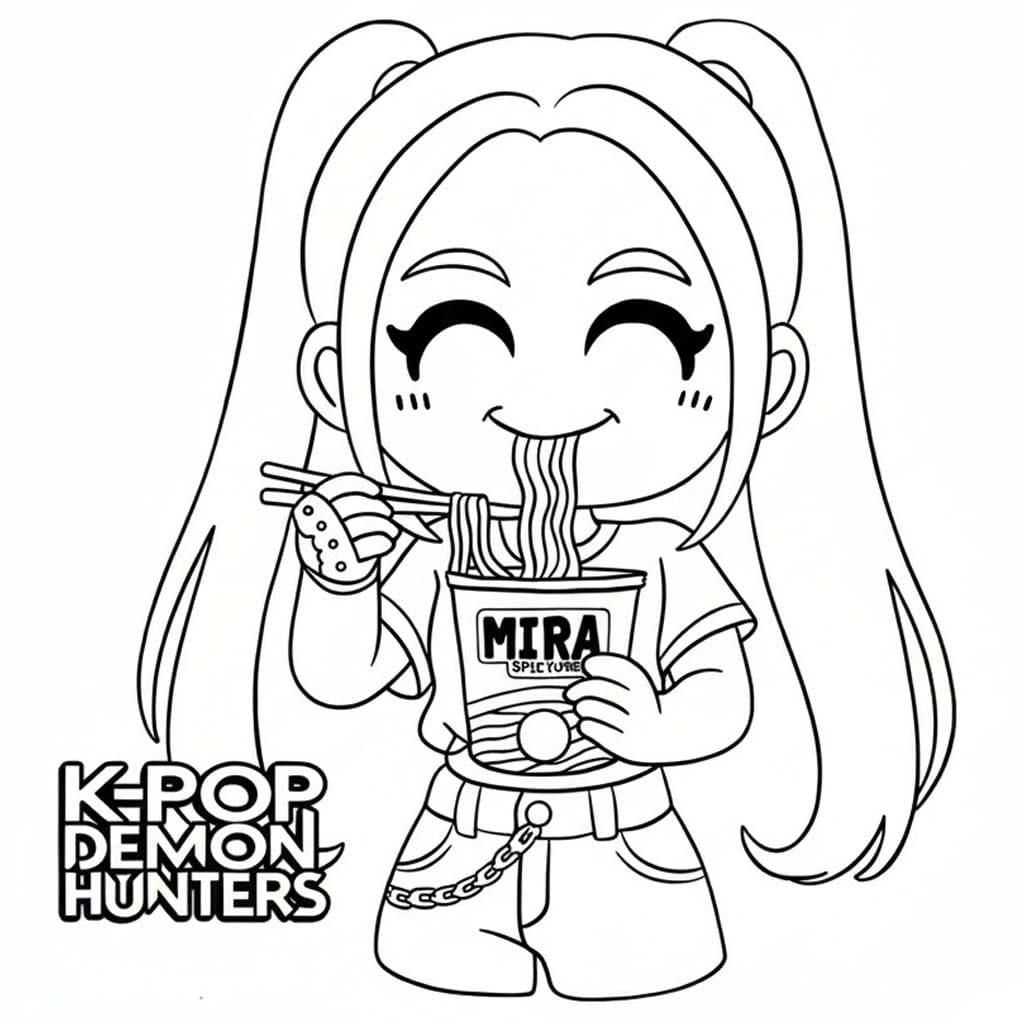 Fise de colorat cu Mira imprimabil gratuit simplu