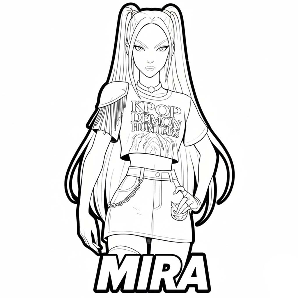 Fise de colorat cu Mira imprimabil uşor