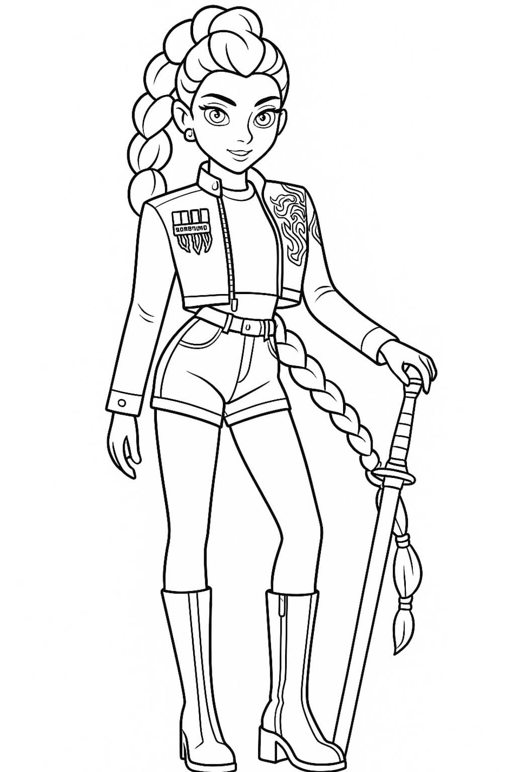 Fise de colorat cu Rumi gratuit bazic