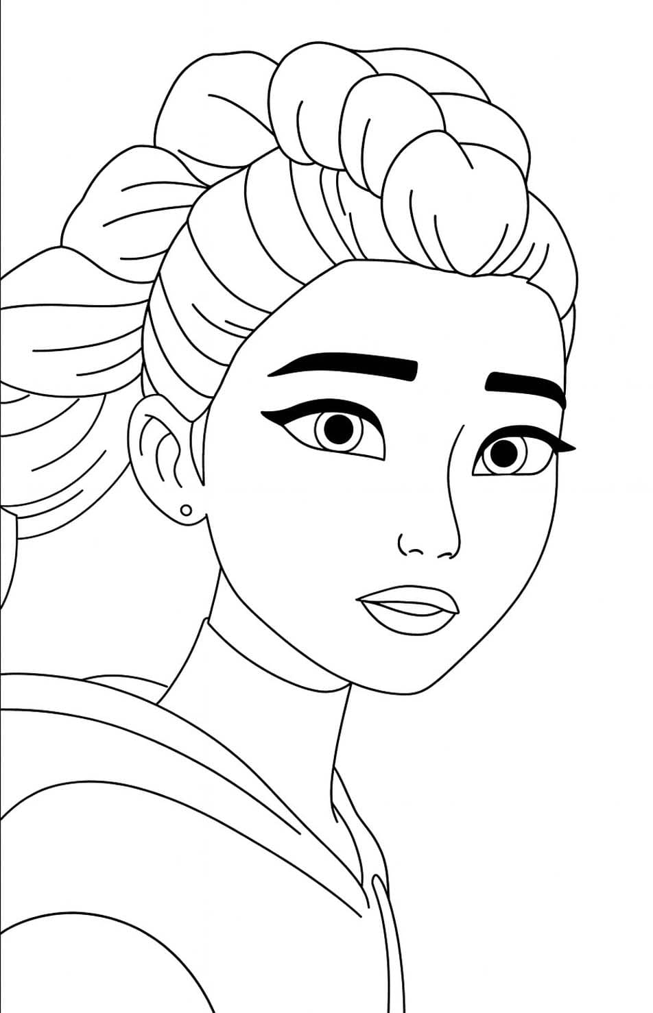 Fise de colorat cu Rumi gratuit uşor