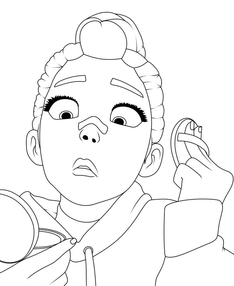 Fise de colorat cu Rumi imprimabil bazic