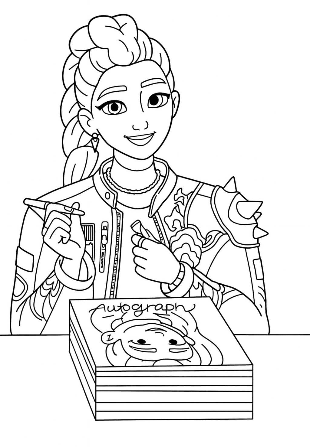 Fise de colorat cu Rumi imprimabil gratuit uşor