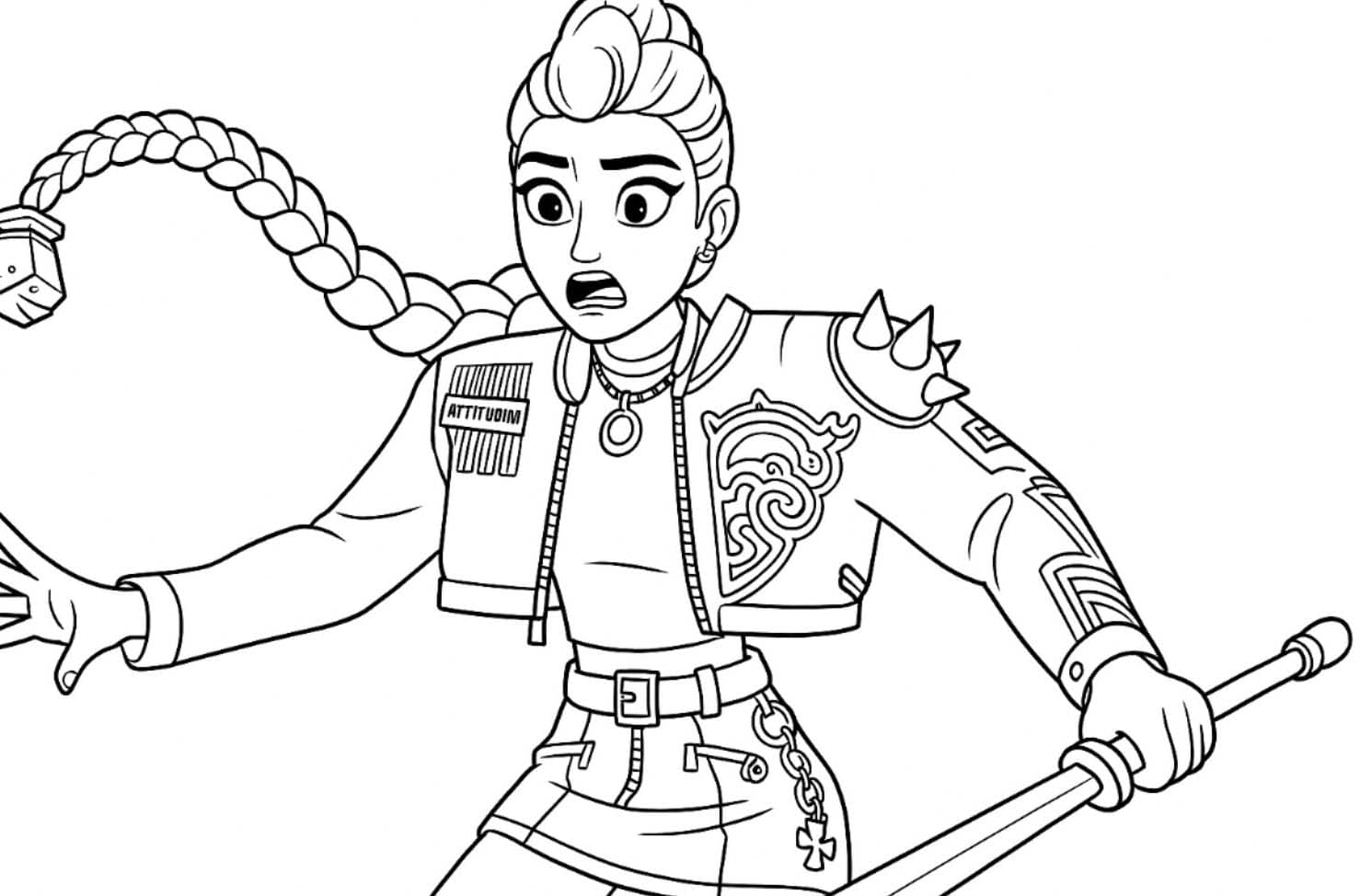 Fise de colorat cu Rumi simplu la copii