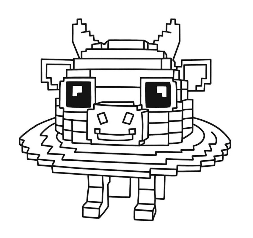 Fise de colorat cu Steal A Brainrot bazic la copii