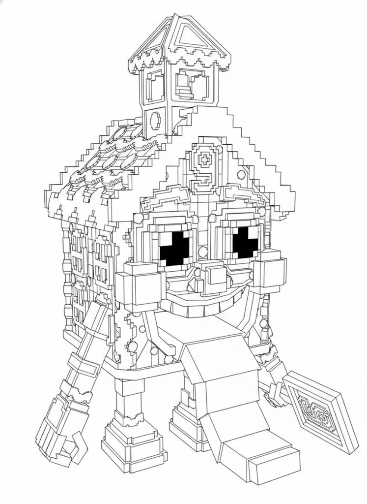 Fise de colorat cu Steal A Brainrot gratuit